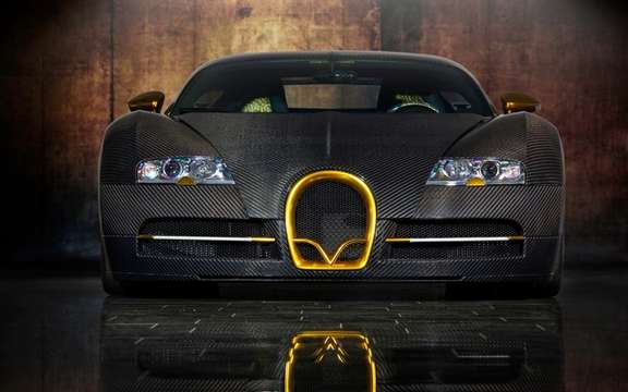 Mansory LINEA Vincero d'Oro Bugatti Veyron against a background of picture #7