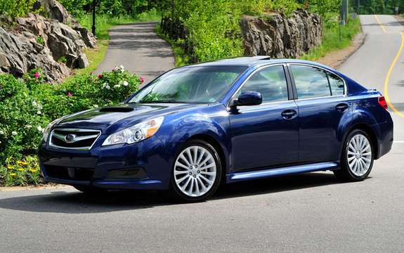 Subara Canada unveiled the 2011 Legacy prices picture #2