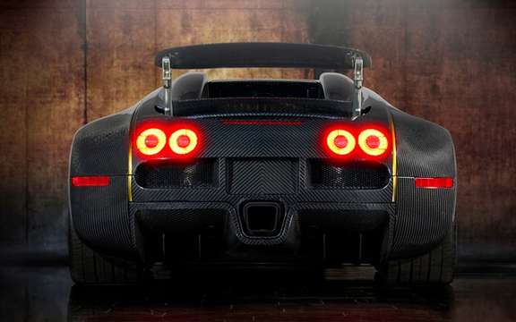 Mansory LINEA Vincero d'Oro Bugatti Veyron against a background of picture #8