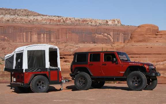 Jeep presents its small caravans tractees