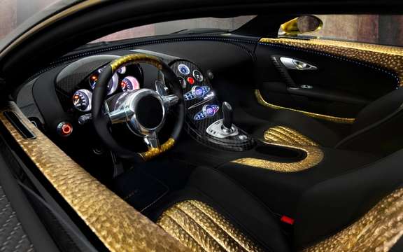Mansory LINEA Vincero d'Oro Bugatti Veyron against a background of picture #10