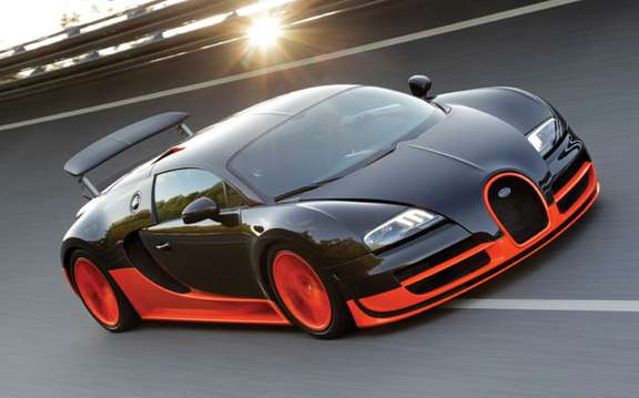 Bugatti Veyron 16.4 Super Sport: A flight was 434.211 km / h
