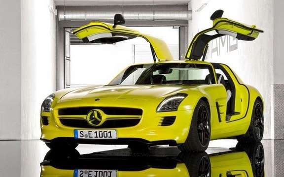 Mercedes SLS AMG E-Cell: Already in prototype form picture #12