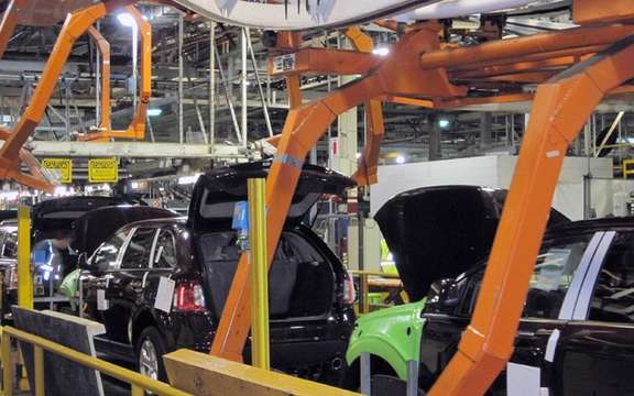 Ford uses the Wi-Fi technology on its assembly lines