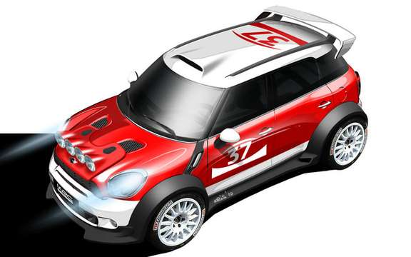 Mini Countryman WRC: Back Mini rally