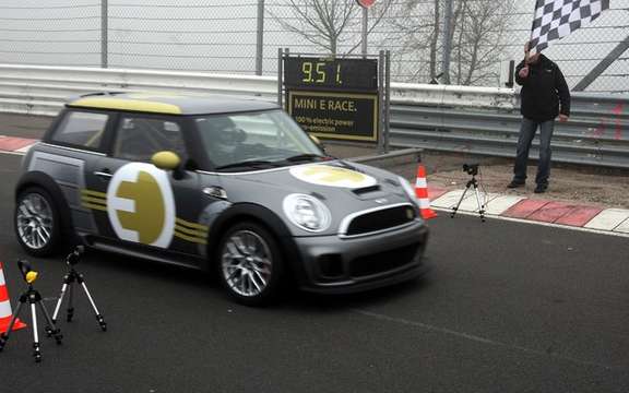 Mini E Race: 187 km / h without polluting