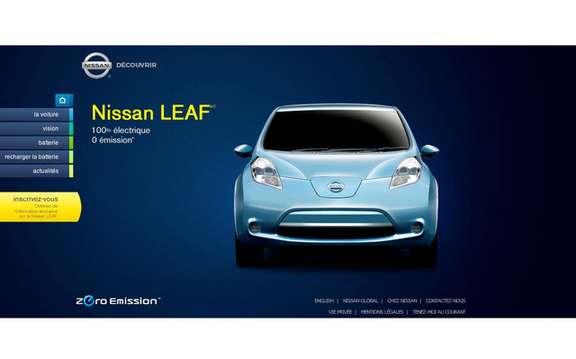 Nissan launches website for its LEAF
