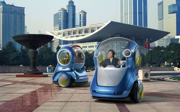 GM EN-V Concept: A certain vision of the urban mobility of tomorrow picture #1