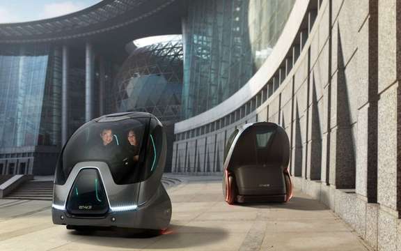 GM EN-V Concept: A certain vision of the urban mobility of tomorrow picture #2