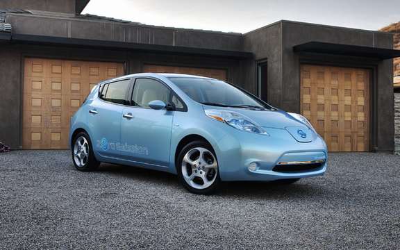 The Nissan LEAF made its Canadian entry in Vancouver picture #3