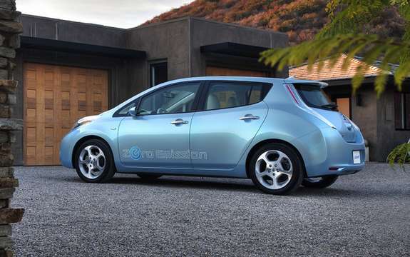 The Nissan LEAF made its Canadian entry in Vancouver picture #4
