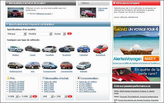 The Car Guide Launches section "Shop a vehicle"