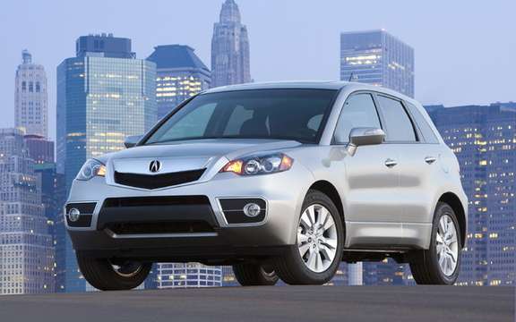The new 2010 Acura RDX, in turn inherited the distinctive new grille to the mark