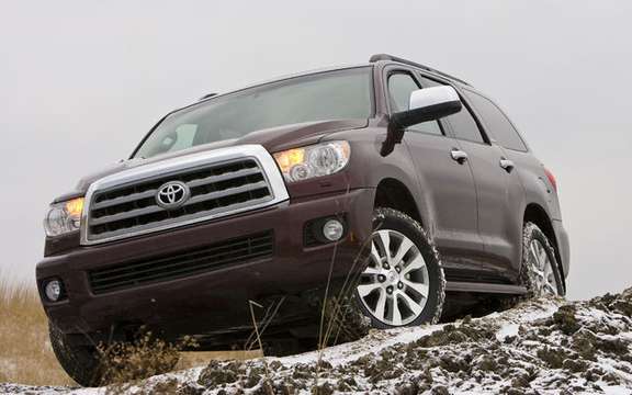 Toyota Sequoia 2010 with a more powerful engine and thrifty