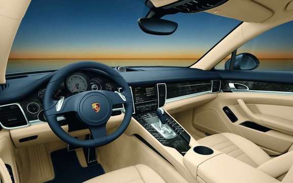 Porsche Panamera 2010, after the passenger silhouette here picture #12