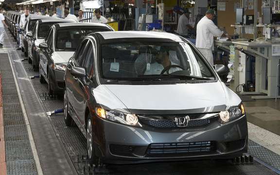 Honda produces its twenty millionth vehicle in North America