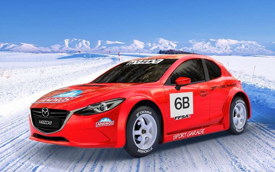 Big names driving the Mazda3 for the Trophee Andros picture #5
