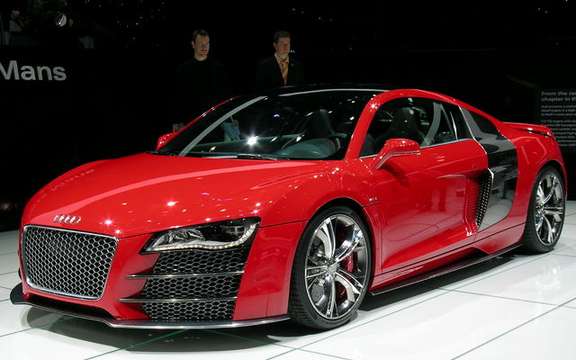 Audi R8 TDI Le Mans, end alone in his universe picture #1