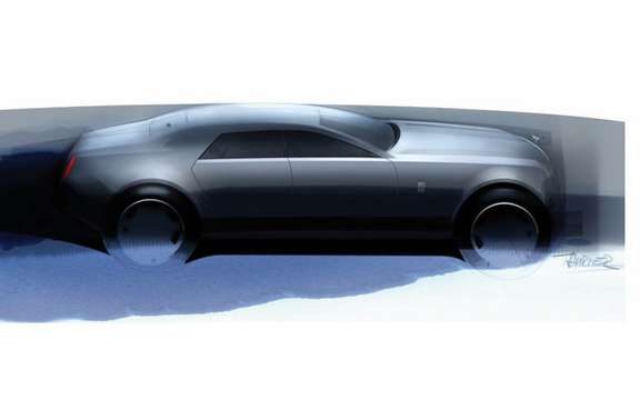 The manufacturer Rolls-Royce unveiled the first sketch of its RR4 picture #2