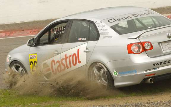 International debut for Jetta TDI Cup picture #5