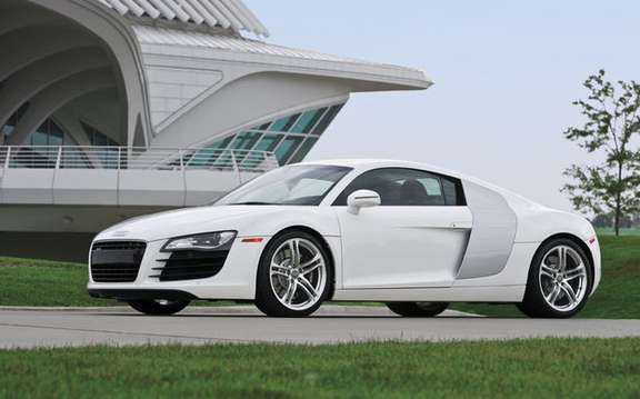 Audi R8 car chosen the most efficient and best model of the year 2008 picture #2