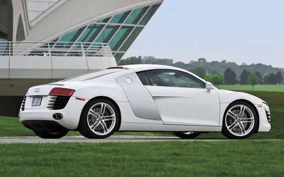 Audi R8 car chosen the most efficient and best model of the year 2008 picture #3