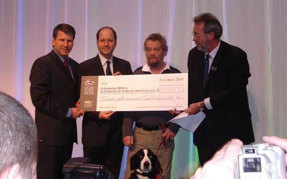 Auto Show in Quebec, donated $ 40,235