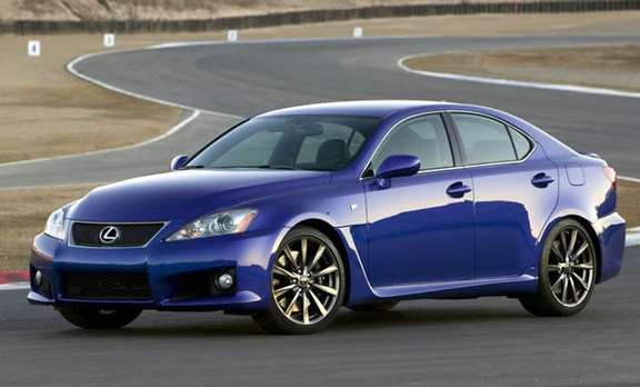 A large sports sedan Lexus IS-F 2008 picture #3