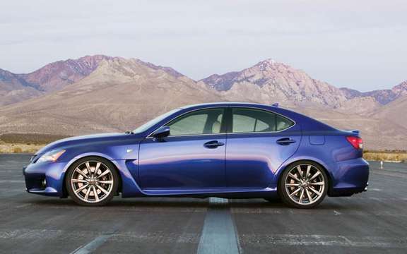 A large sports sedan Lexus IS-F 2008 picture #4