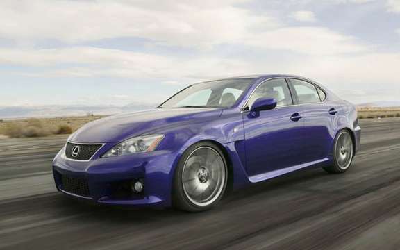 A large sports sedan Lexus IS-F 2008 picture #5