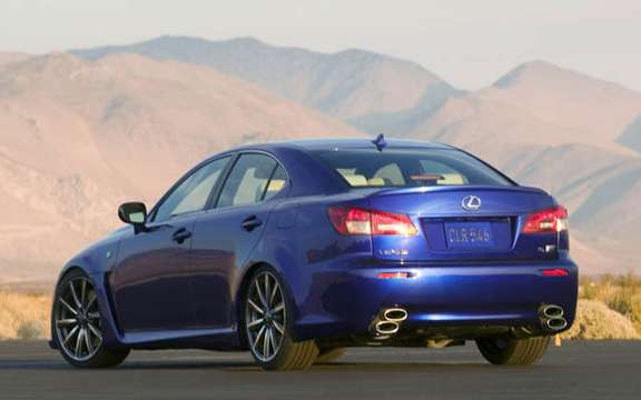 A large sports sedan Lexus IS-F 2008 picture #6