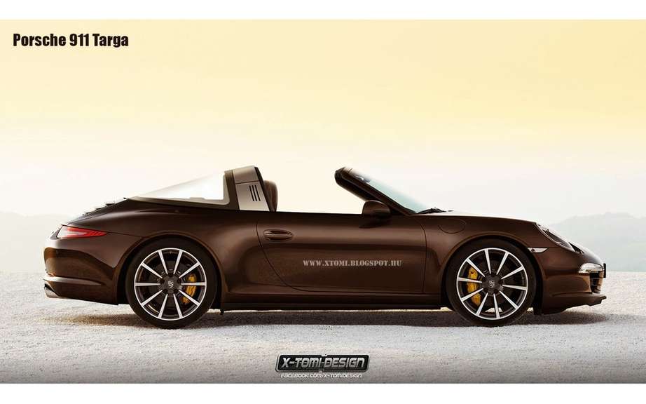 Porsche 911 Targa 2014 view X-Tomi Design picture #4