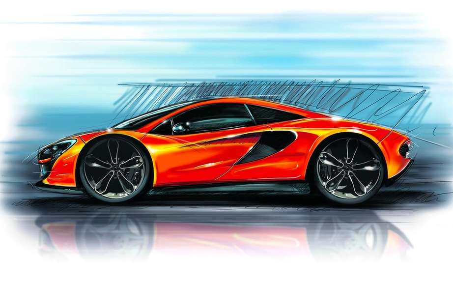 McLaren P13: first official sketch picture #1