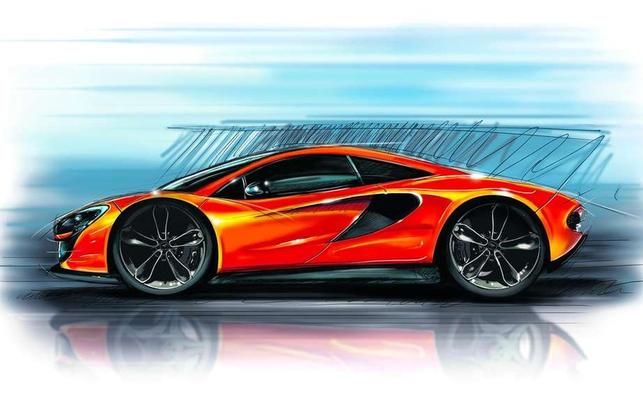 McLaren P13: first official sketch picture #3