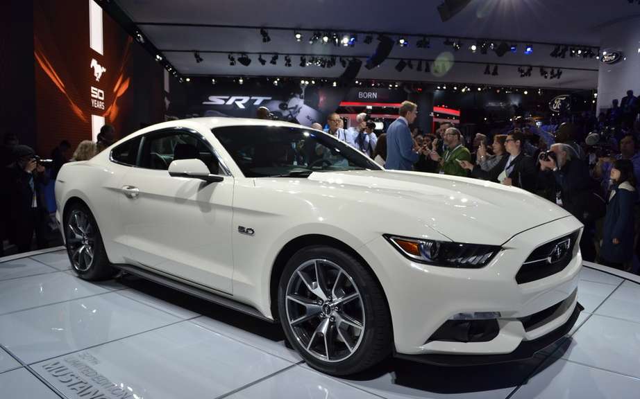Ford adds a smoke screen function has the 2015 Mustang
