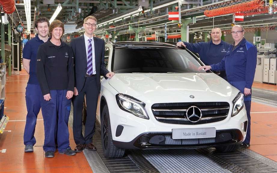 Start of production of the Mercedes-Benz GLA picture #4