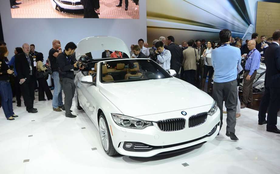 BMW 4 Series Convertible: leak pictures on canvas picture #1