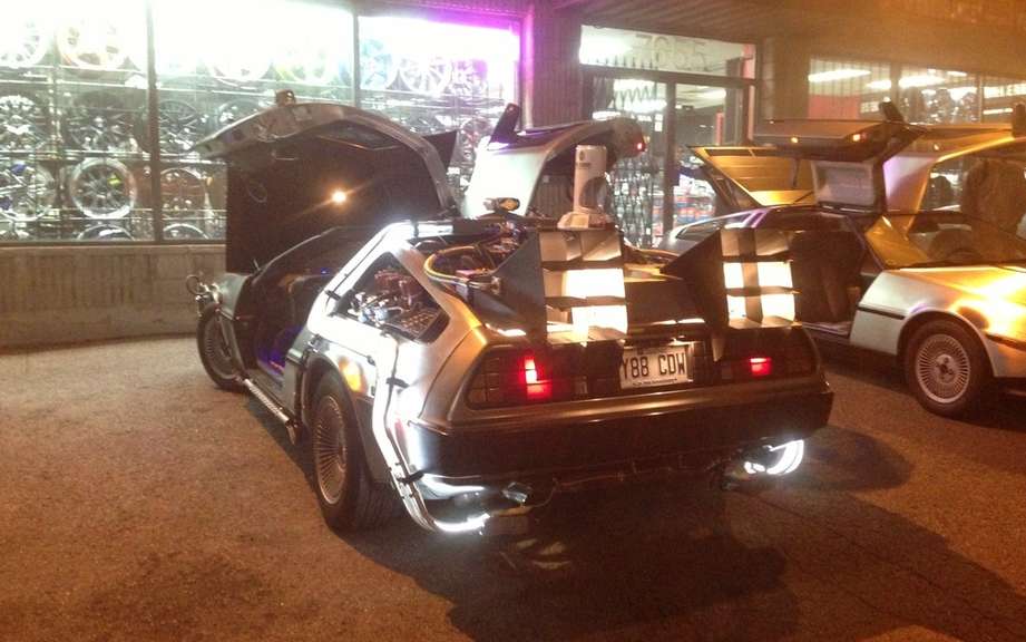 The DeLorean from Back to the Future in Montreal this weekend