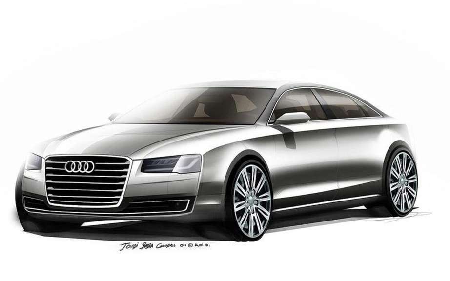 Audi A8 2014 UNVEILED tomorrow on the Web picture #3