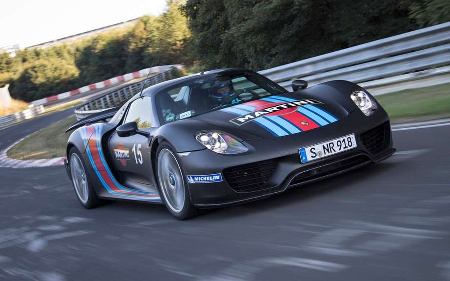 Porsche 918 Spyder series seen at Pebble Beach