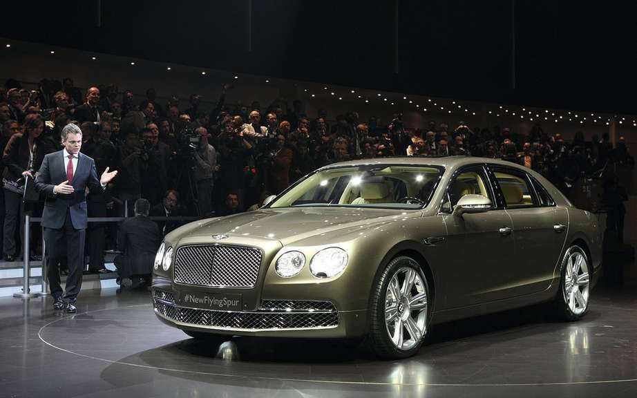 Bentley at the Montreal Temple of the Flying Spur