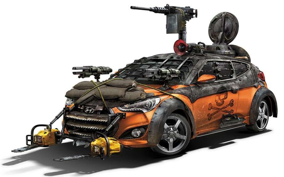 Hyundai Veloster presents us His Zombie Survival Machine picture #4