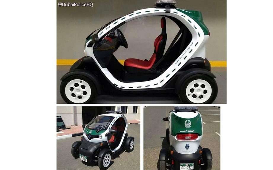 Renault Twizy in the department of the Dubai Police picture #3