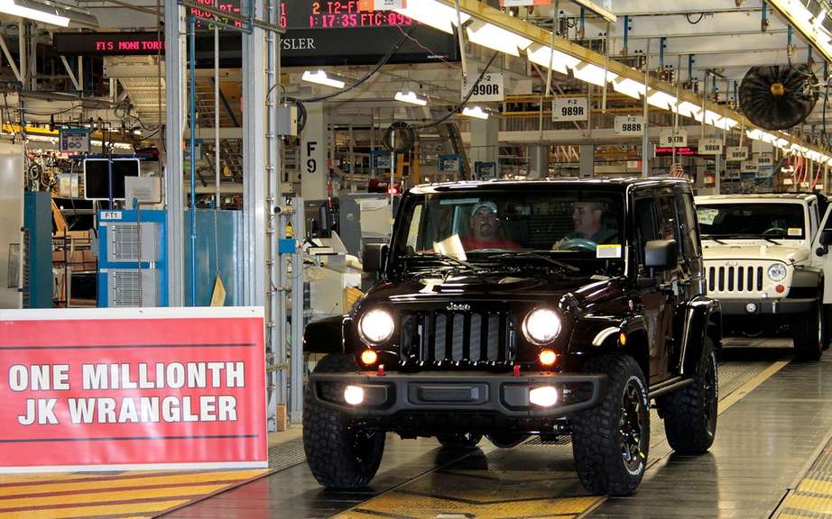 Jeep Wrangler JK assembled millionth icts picture #7