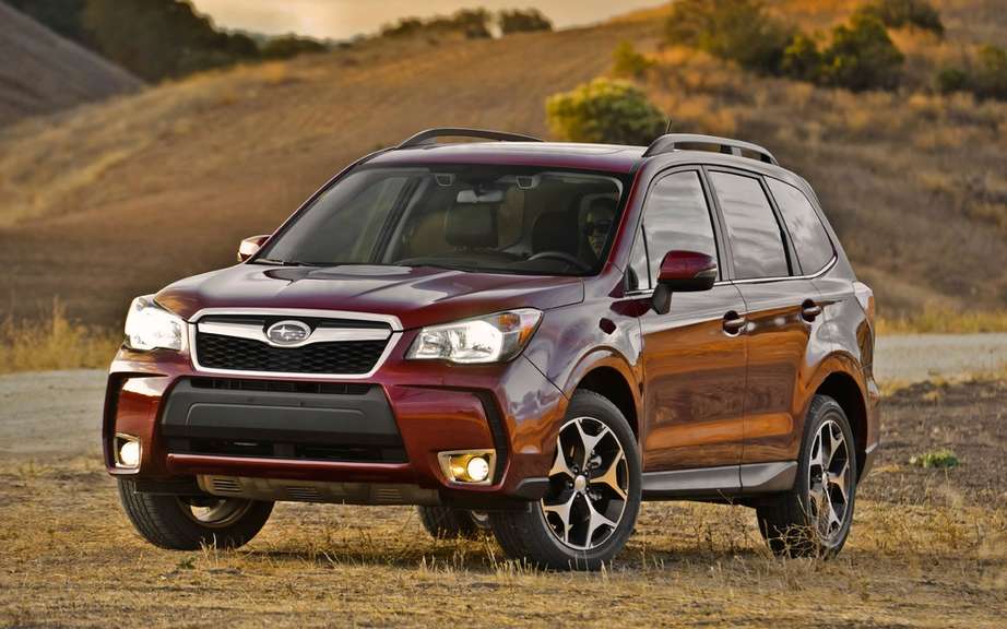 Subaru Forester 2014 he marriages the new IIHS crash ordeal picture #4