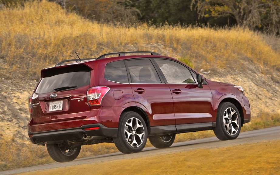 Subaru Forester 2014 he marriages the new IIHS crash ordeal picture #2