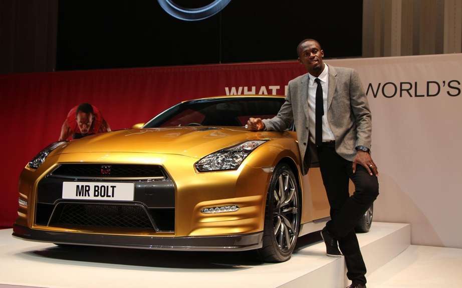 Nissan GT-R Bolt Gold 2014: Usain Bolt has reserved picture #2