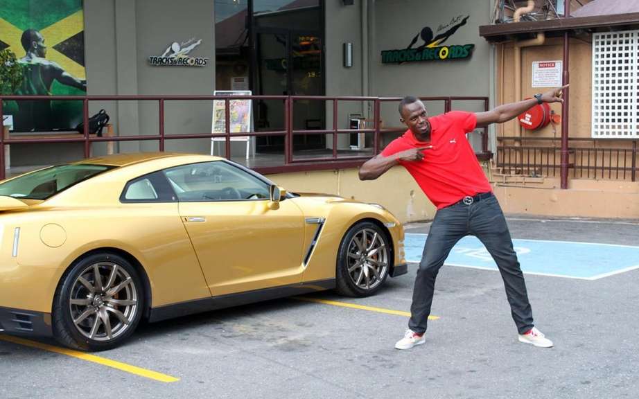 Nissan GT-R Bolt Gold 2014: Usain Bolt has reserved picture #6