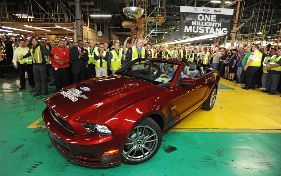 Ford assembles its millionth Mustang Flat Rock