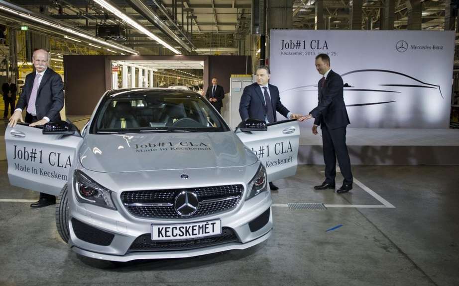 Mercedes-Benz CLA: start of production